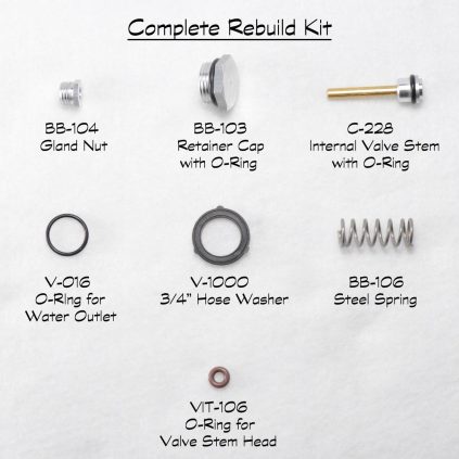 518992, Hydro-air wash gun repair parts