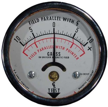 Gaussmètre Analogue / Indicateur de Champ Magnétique
