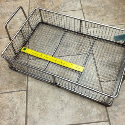 Custom rectangular basket