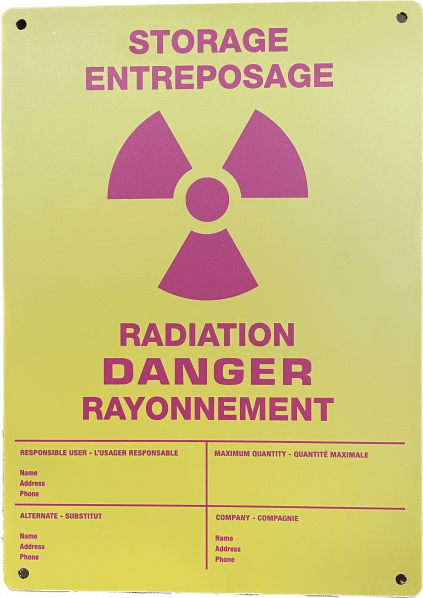 Radiation Warning Signs