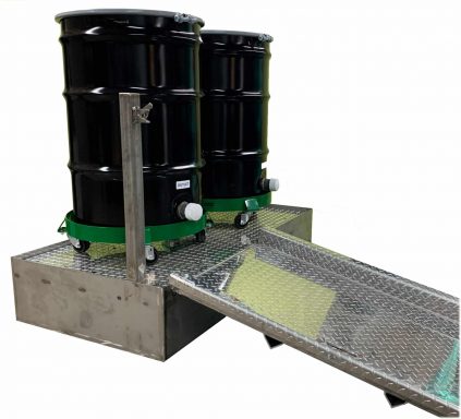 LP-200-K2 - Waste water Filtering kit, containement tank with ramp
