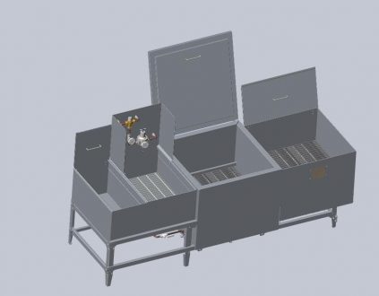 Quality NDE - QNDE-WW5 - Compact Water Wash Line