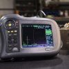 D-70: Sonatest Masterscan D-70, flaw detector measuring IIW block