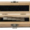 5-step block, carbon steel 1018, with wood case