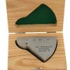 Calibration block, DSC type, carbon steel 1018, with wood case