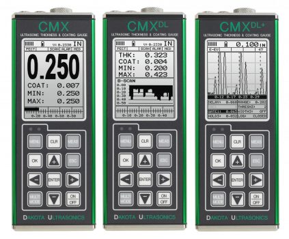 Dakota CMX, CMX-DL and CMX-DL+ thickness gauges