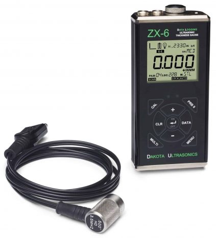 Dakota ZX-6DL thickness gauges with standard probe