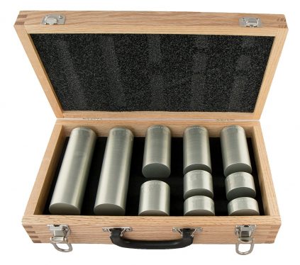 Item E127-S10 - ASTM E127-19 Distance Area Amplitude set of 10 blocks with wood case