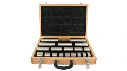 Item E127-S19 - ASTM E127-19 Distance Area Amplitude set of 19 blocks with wood case