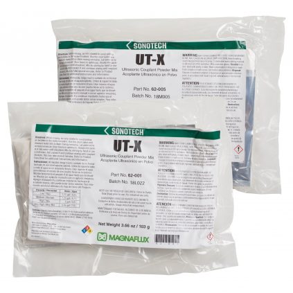 UT-X Powder mix couplant powder, 3.66oz and 18.3oz (103g and 518g) bags