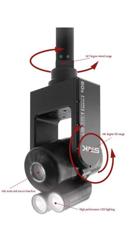 SNK 60X – PTZ Pole Camera Head