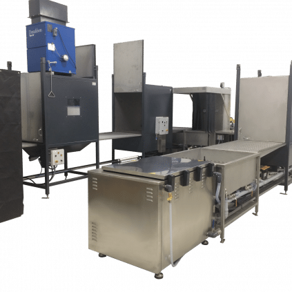 QNDE PE-12 Modular Post-Emulsifiable Liquid Penetrant Inspection Line - CUSTOMIZABLE
