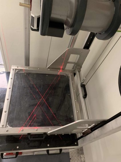 QNDE Industrial Fridge Design CUSTOM X-Ray Cabinet