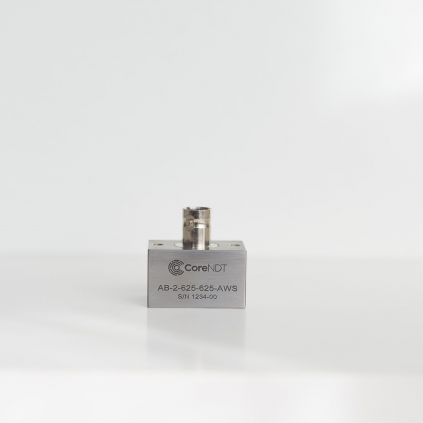 CoreNDT AWS Angle Beam Transducers and AWS Wedges